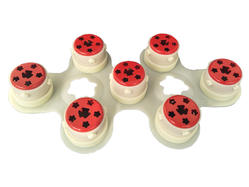 梅花灸盘胸部灸